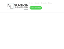 Tablet Screenshot of nuskinlaser.com